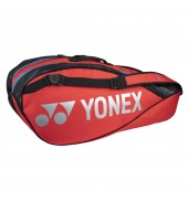 Yonex Pro 6 Racquet Bag BA 92226 TANGO RED O/S